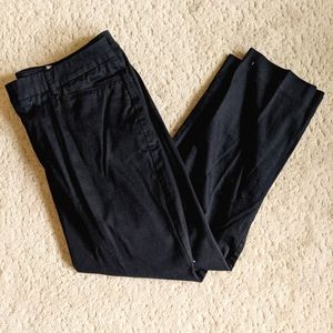 New York & Co. Black Cropped Stretch Dress Pants